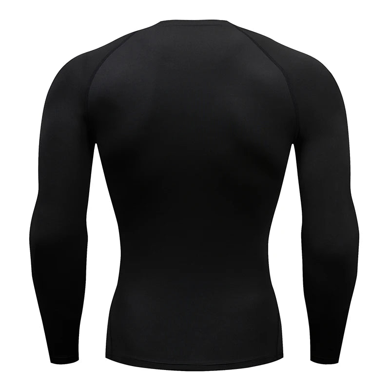T-shirt de Compression Homme à Manches Longues