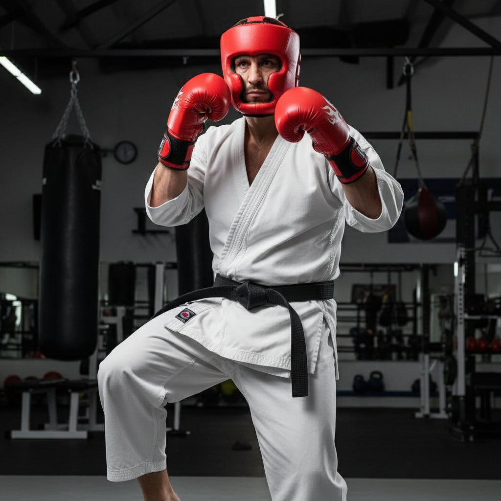 Gants et Casque de Boxe MMA pour Adultes et Enfants – Protections Kickboxing & Entraînement